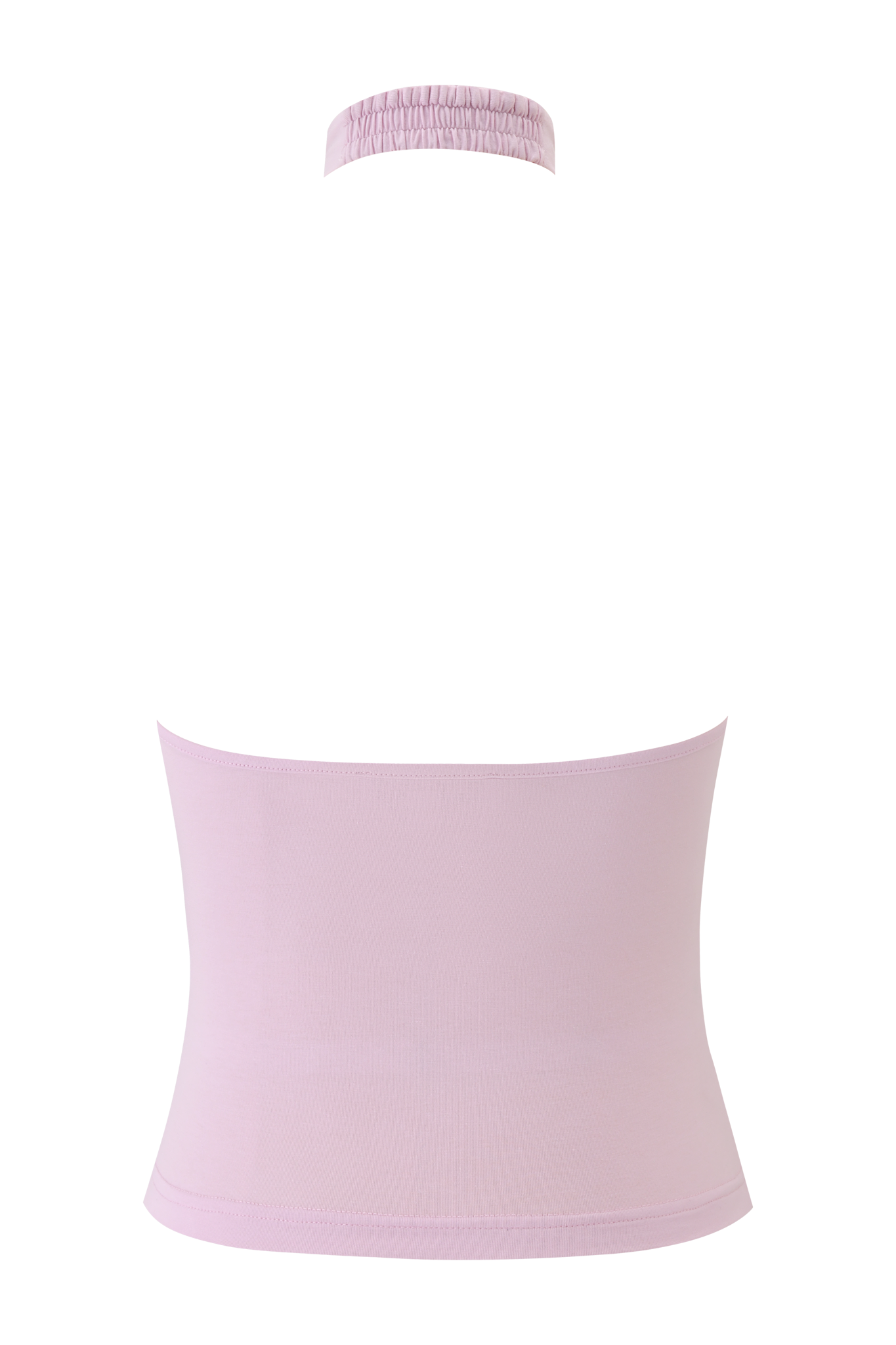 The ROWAN TOP - BABY PINK by I.AM.GIA is a strapless, form-fitting tube top with a stretchy band at the top, shown against a plain background.