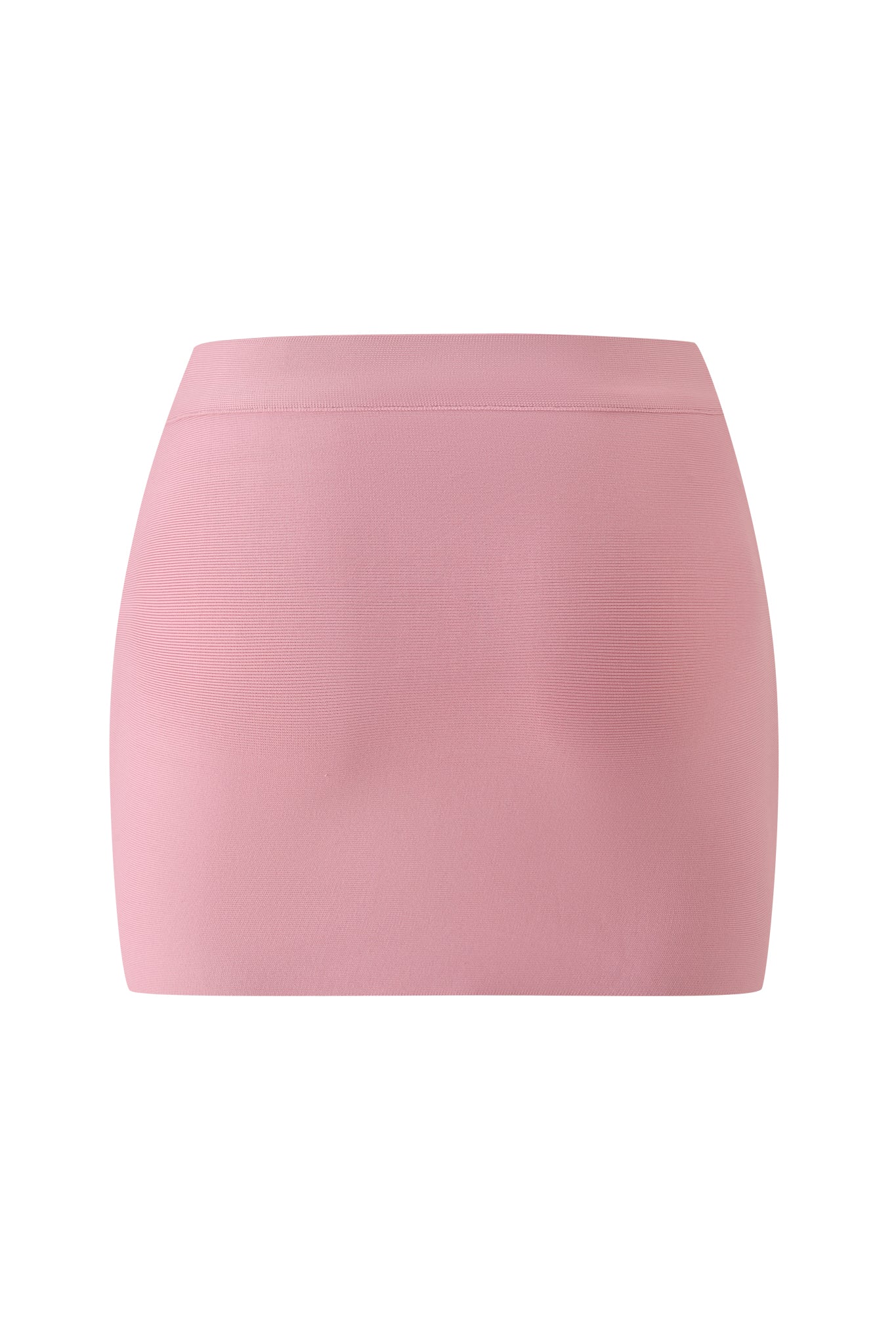 The I.AM.GIA ISELA Bandage Mini Skirt in Dusty Rose is shown against a white background.