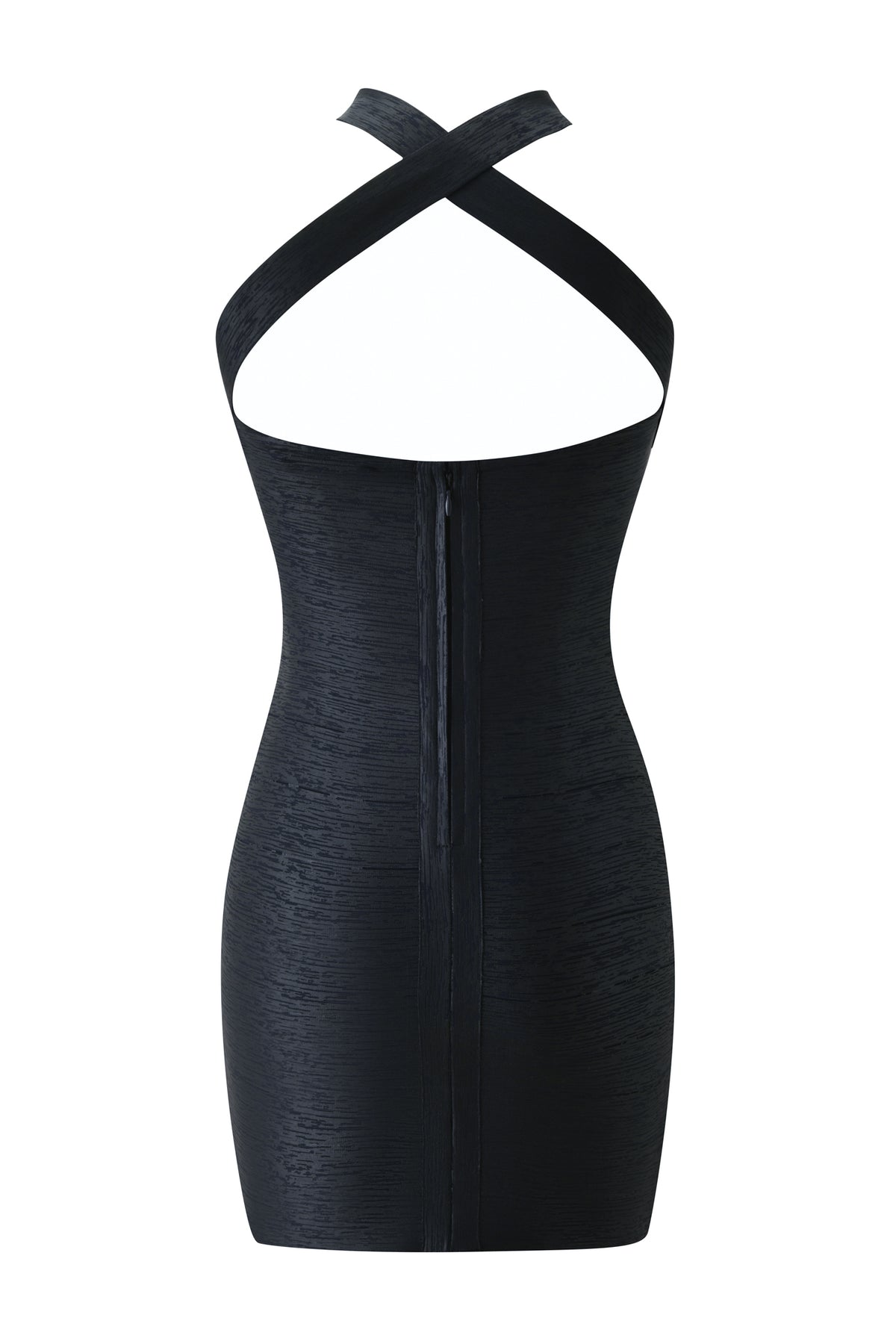 RAVENNE BANDAGE MINI DRESS - MIDNIGHT