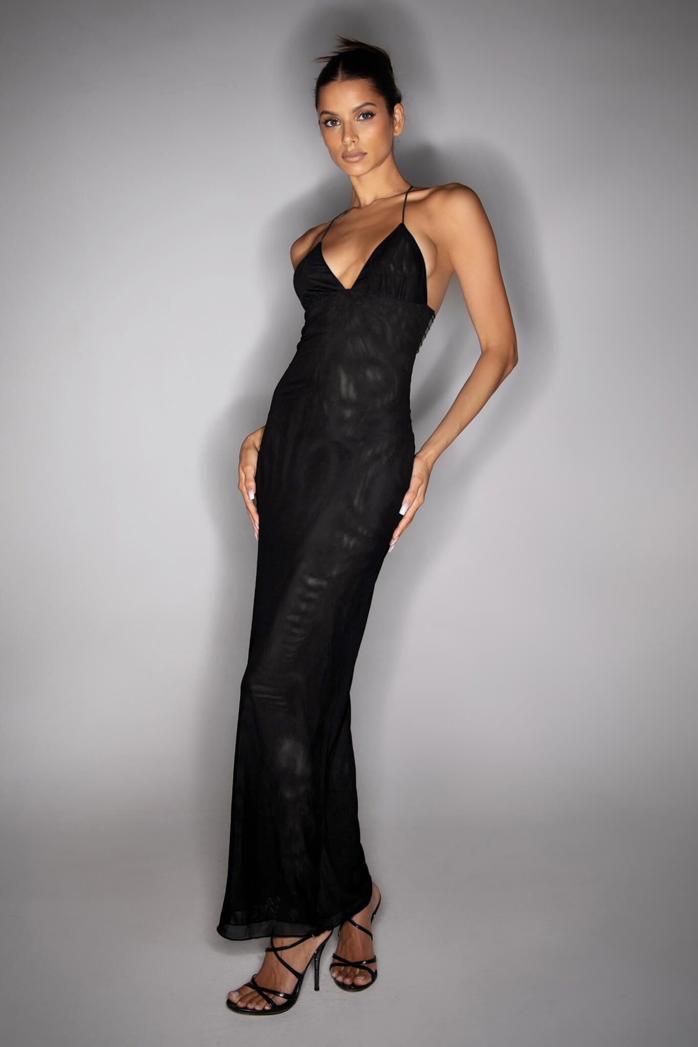 Black Dress I Am Gia Chinese Dress ELARIA MAXI DRESS BLACK Black Dress I Am Gia Chinese Dress ELARIA MAXI DRESS BLACK