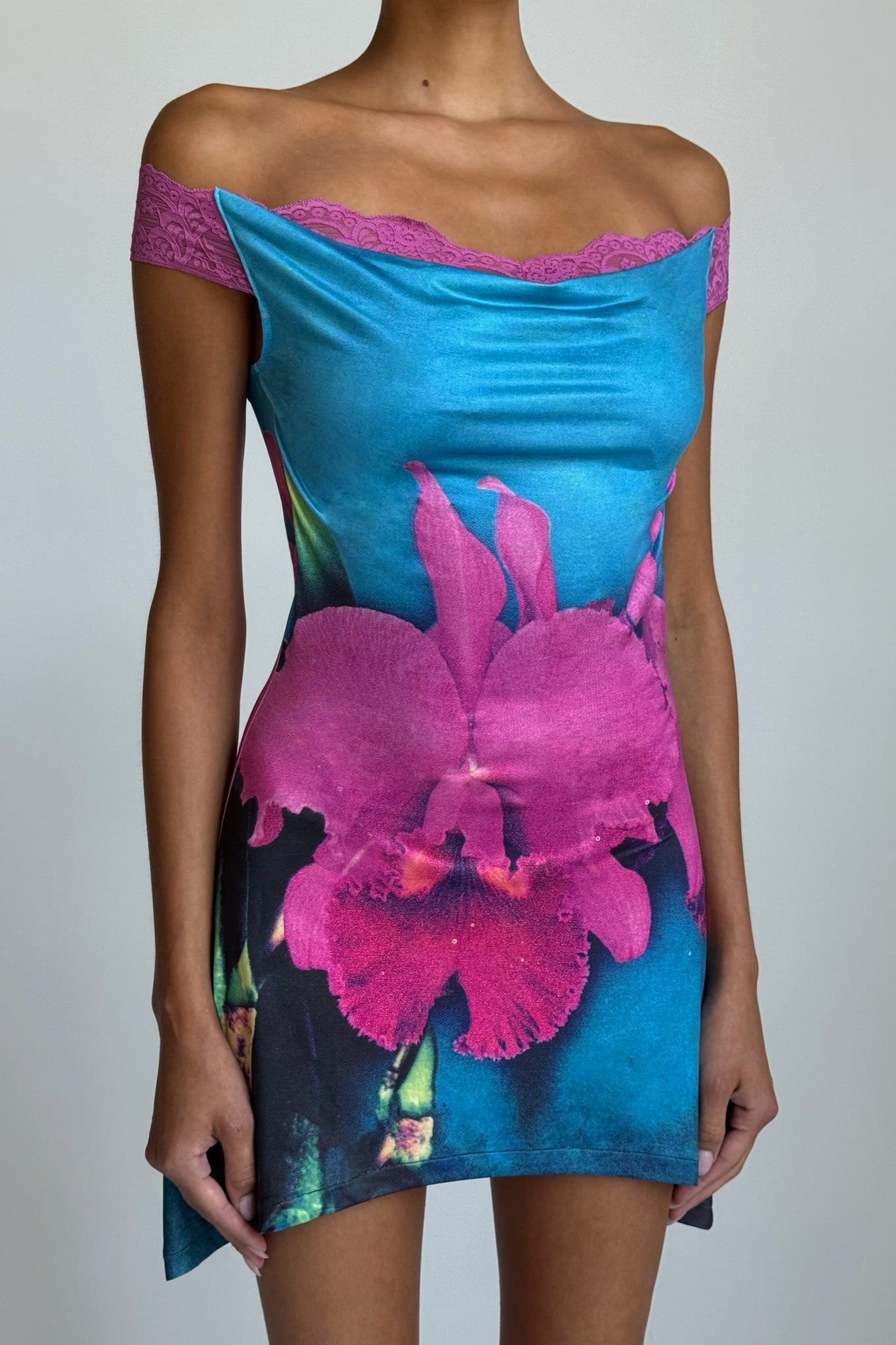 THEODORA MINI DRESS - MULTI THEODORA MINI DRESS - MULTI