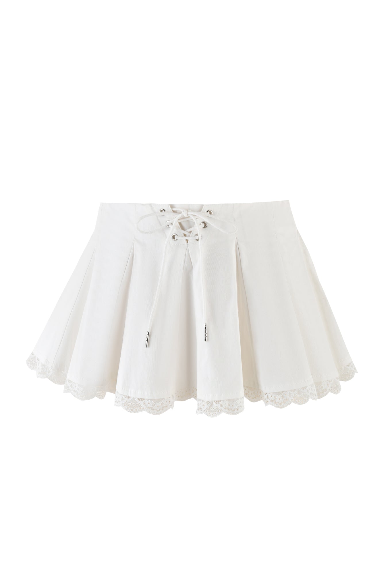 QUINN MINI SKIRT - WHITE