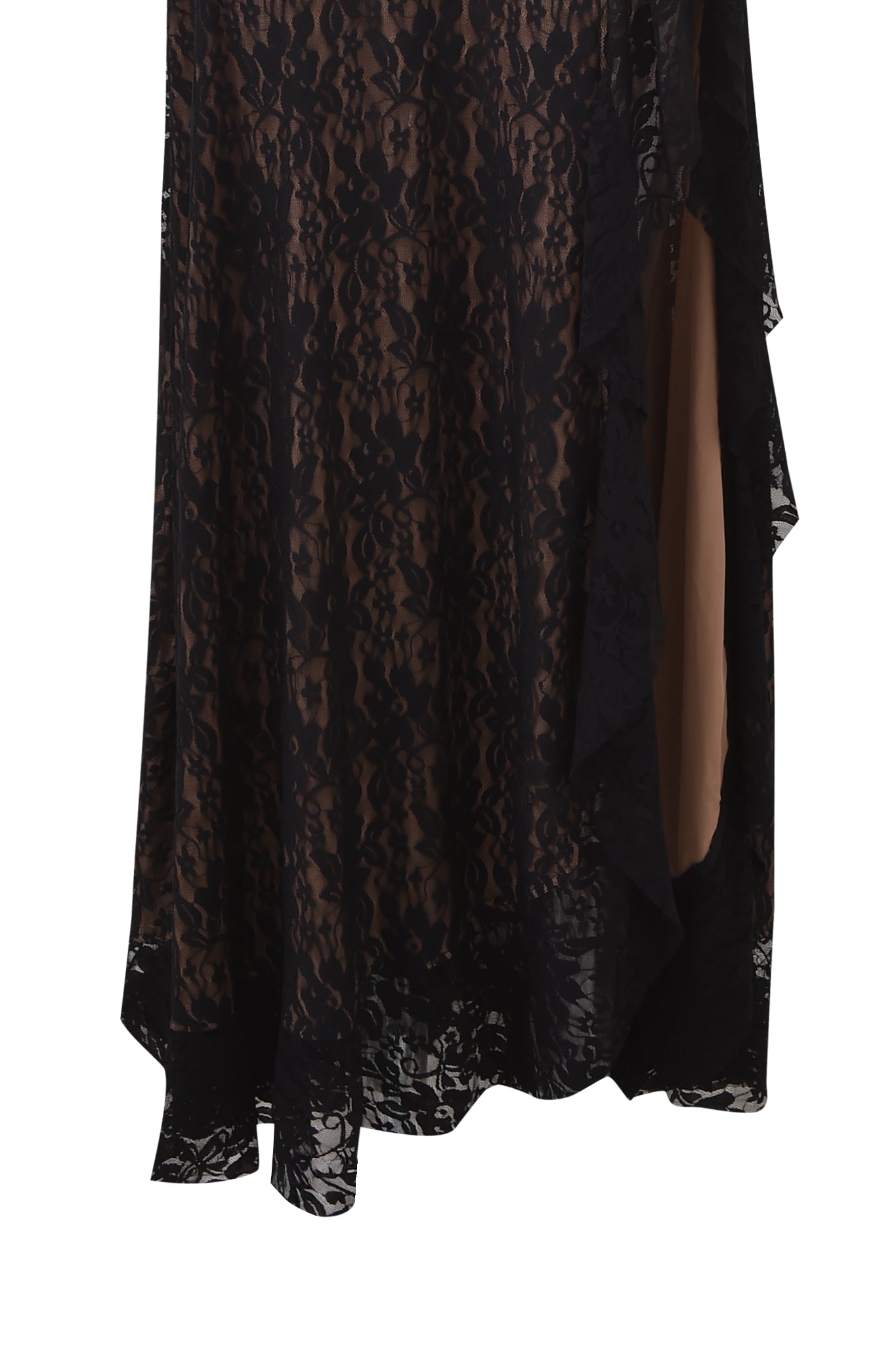 IRISIA LACE HALTER MAXI DRESS