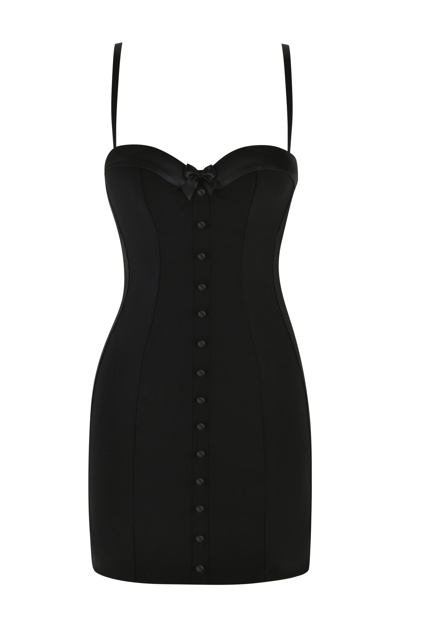 FRANCESCA MINI DRESS - BLACK FRANCESCA MINI DRESS - BLACK