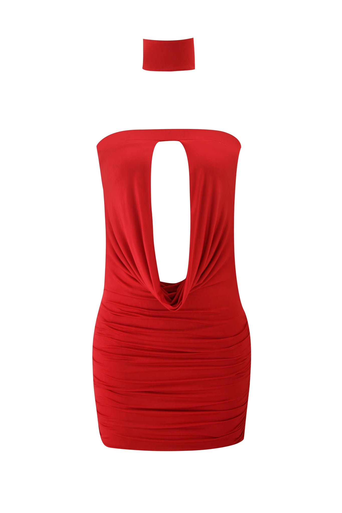 COPINE MINI DRESS - DEEP RED COPINE MINI DRESS - DEEP RED