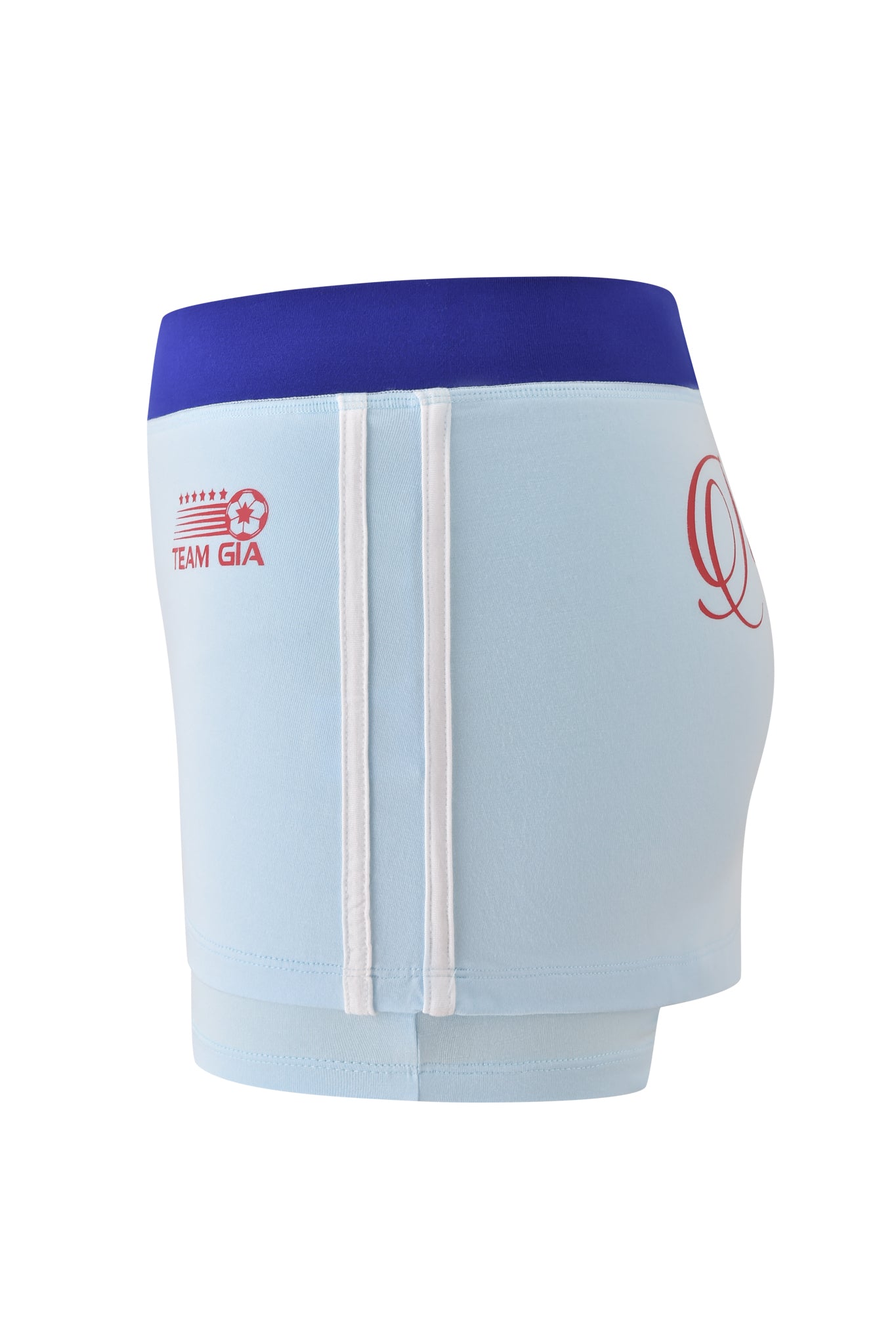BLARE VARSITY MICRO SKORT - BABY BLUE