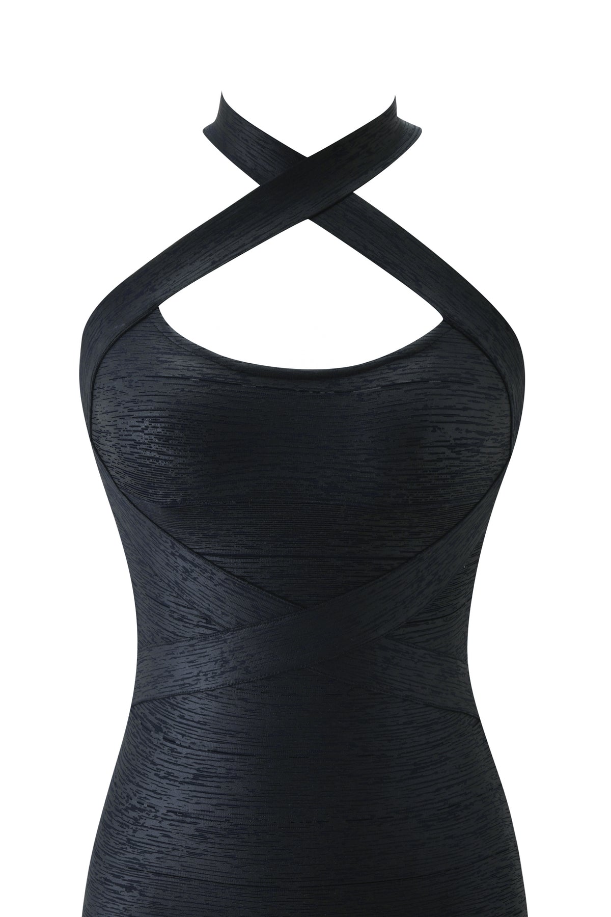 RAVENNE BANDAGE MINI DRESS - MIDNIGHT