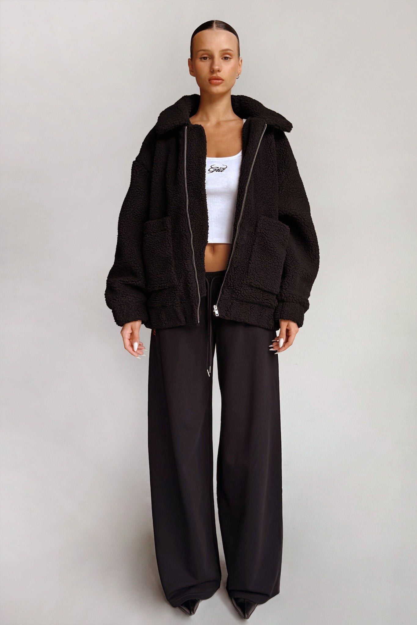 PIXIE COAT - BLACK