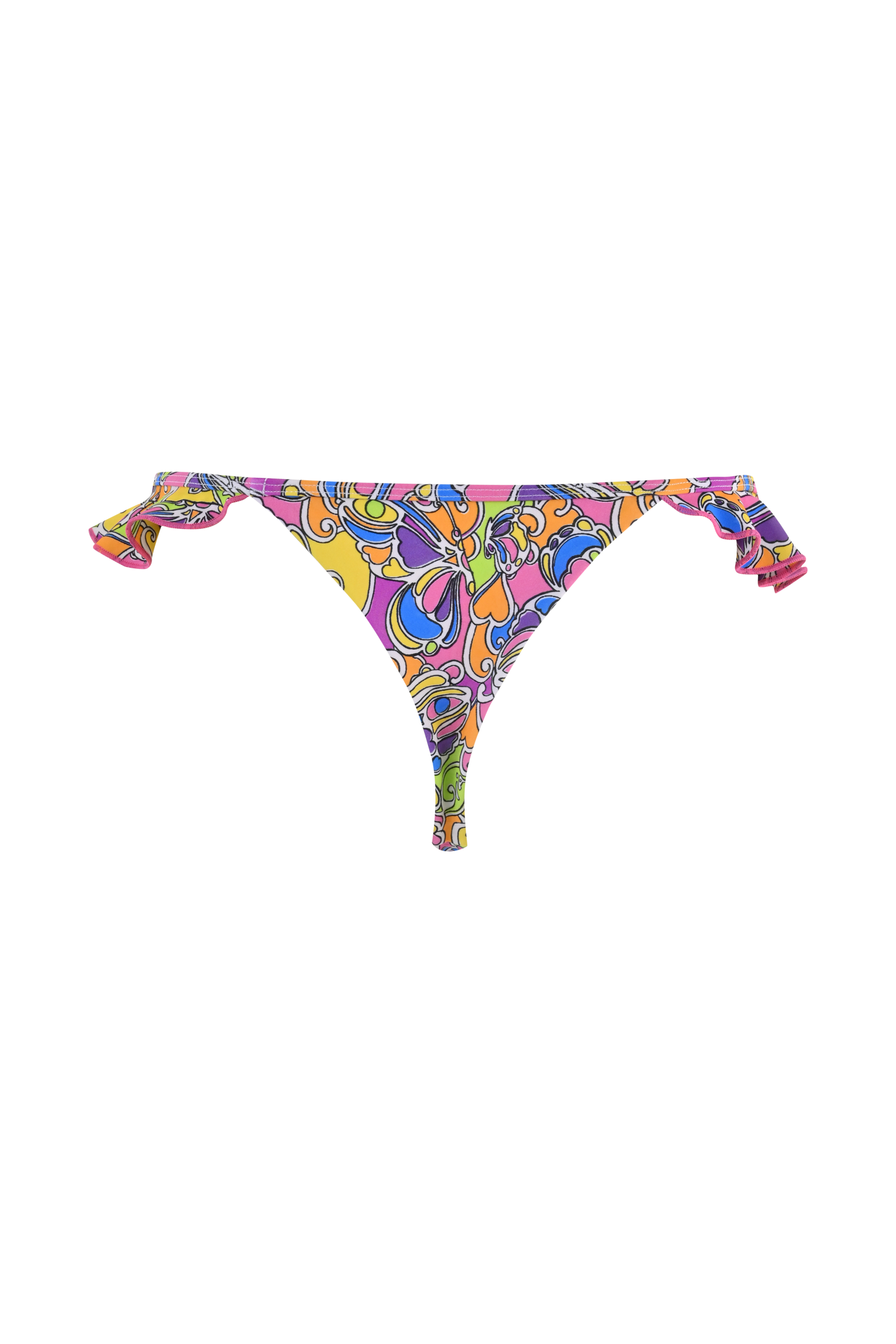 Add vibrant style to your space with the MARNIE BIKINI BOTTOM - TROPICAL BUTTERFLY BLOOM by I.AM.GIA, featuring colorful, intricate patterns and bold design inspired by nature’s beauty.
