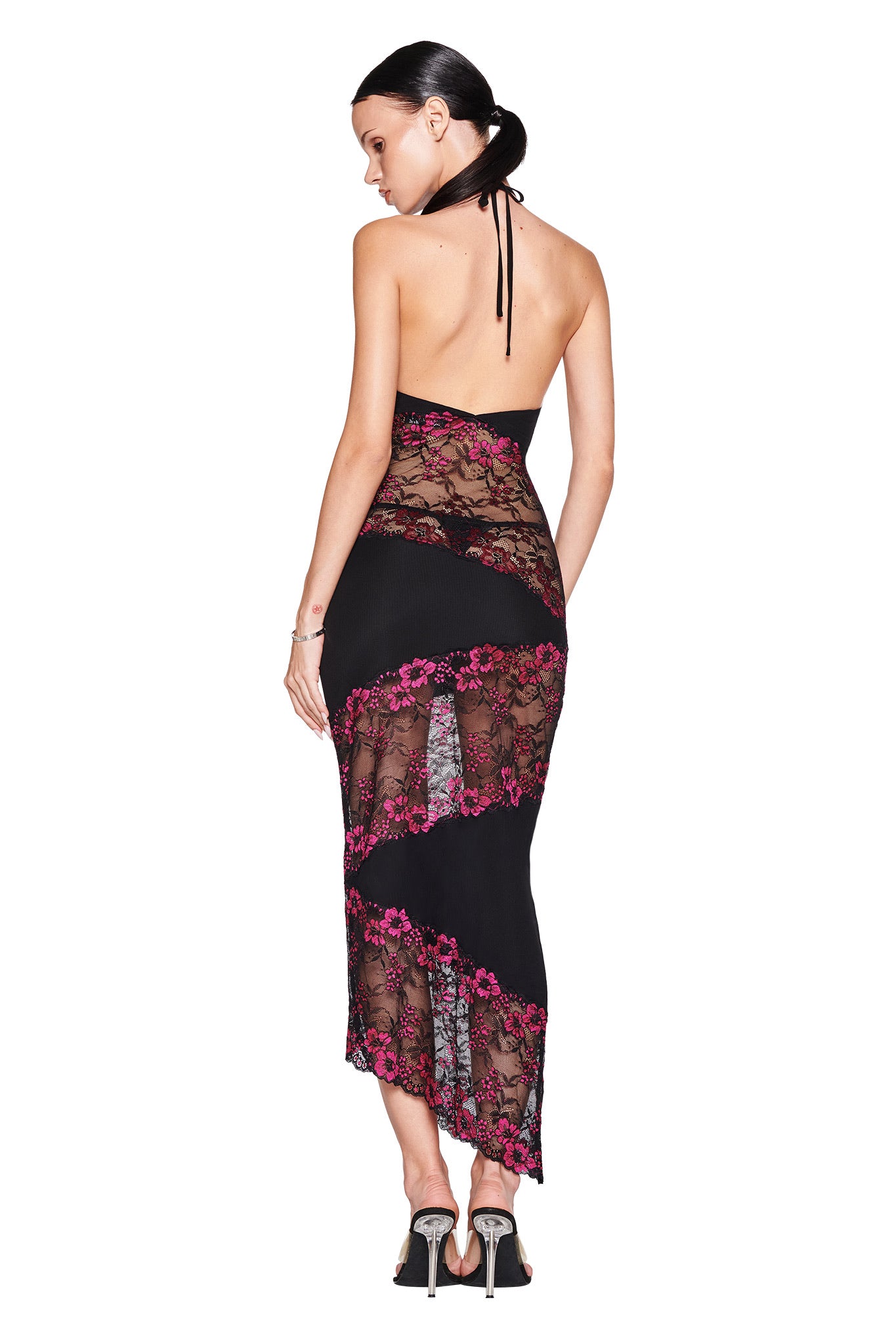 PALOMA MIDI DRESS - BLACK