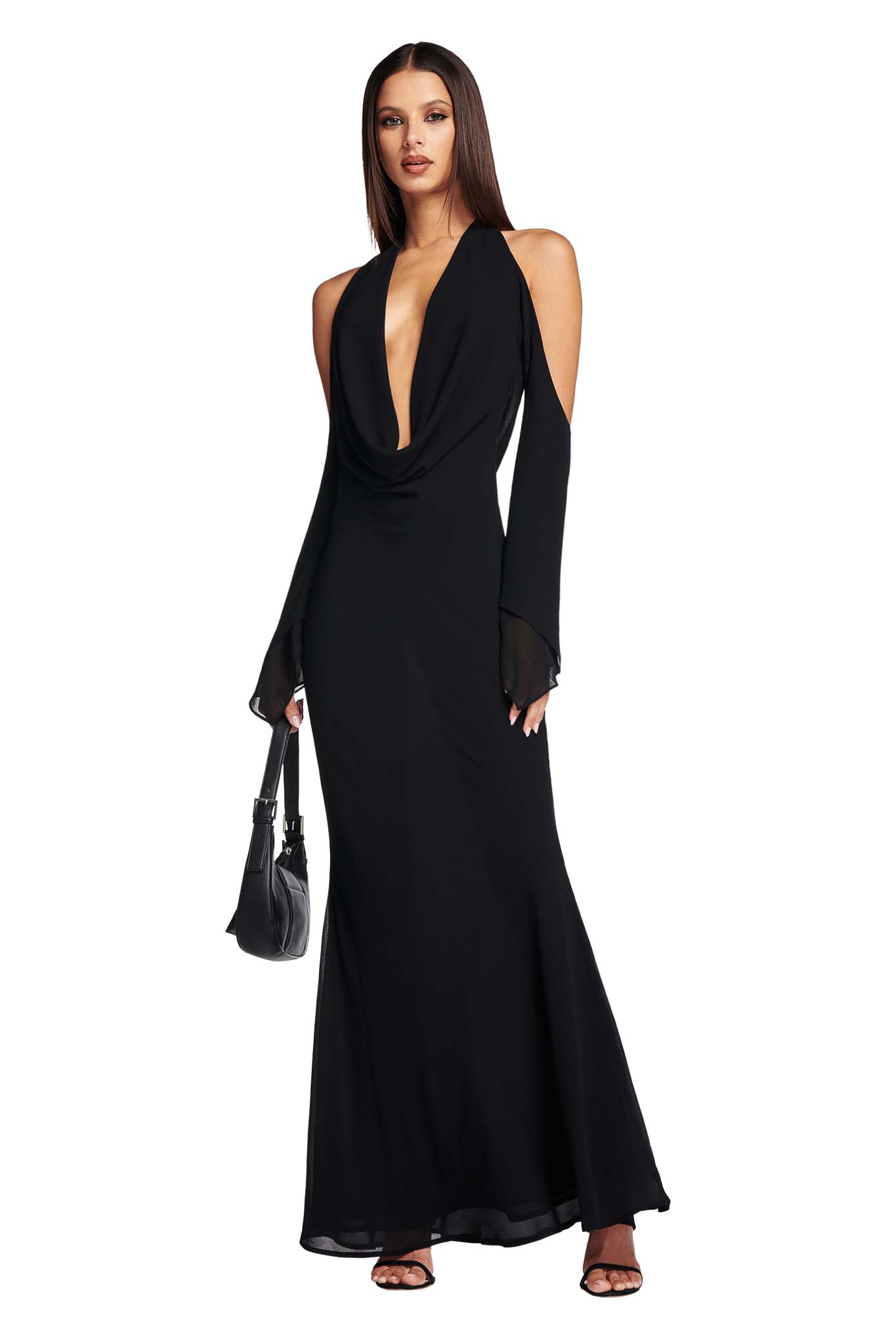 ROSANNA MAXI DRESS - BLACK ROSANNA MAXI DRESS - BLACK